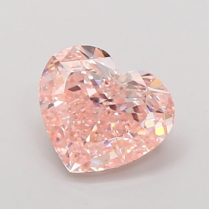 DovEggs 2.00ct heart fancy vivid pink VS1-LAB GROWN DIAMOND-K27234
