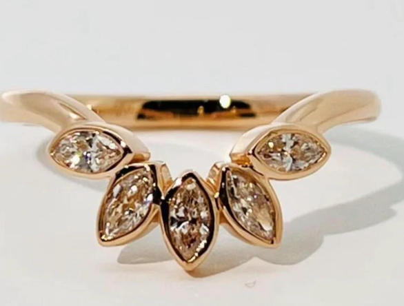 Wedding band for #37420 ring