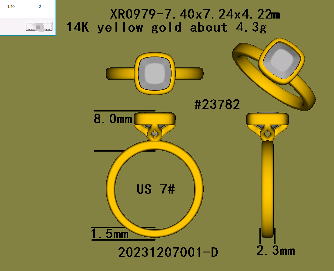 Customization of 23233