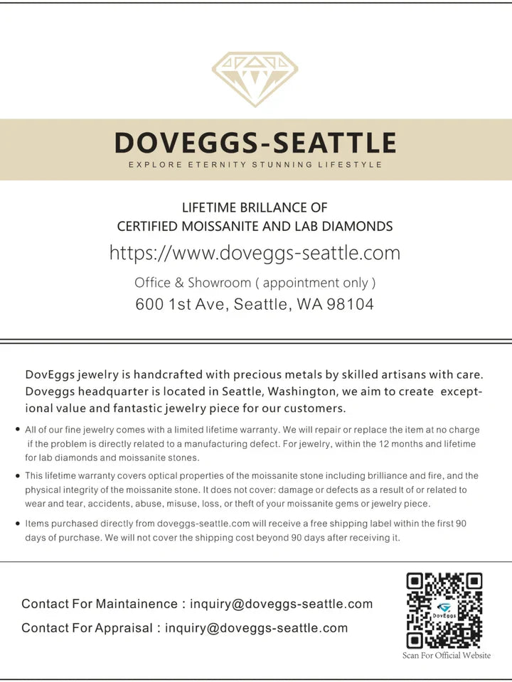 Round floral halo moissanite pendant necklace (pendant only)| Doveggs
