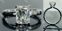 Solitaire ethical lab diamond Engagement Ring | DovEggs