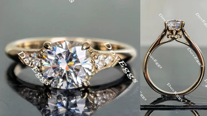 Can be ethical old European cut lab diamond Engagement Ring | DovEggs