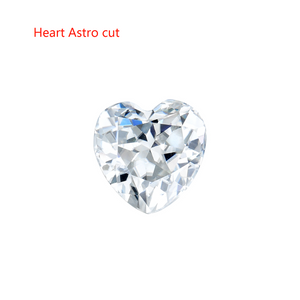 doveggs 1ct-5ct heart lab created moissanite loose stone