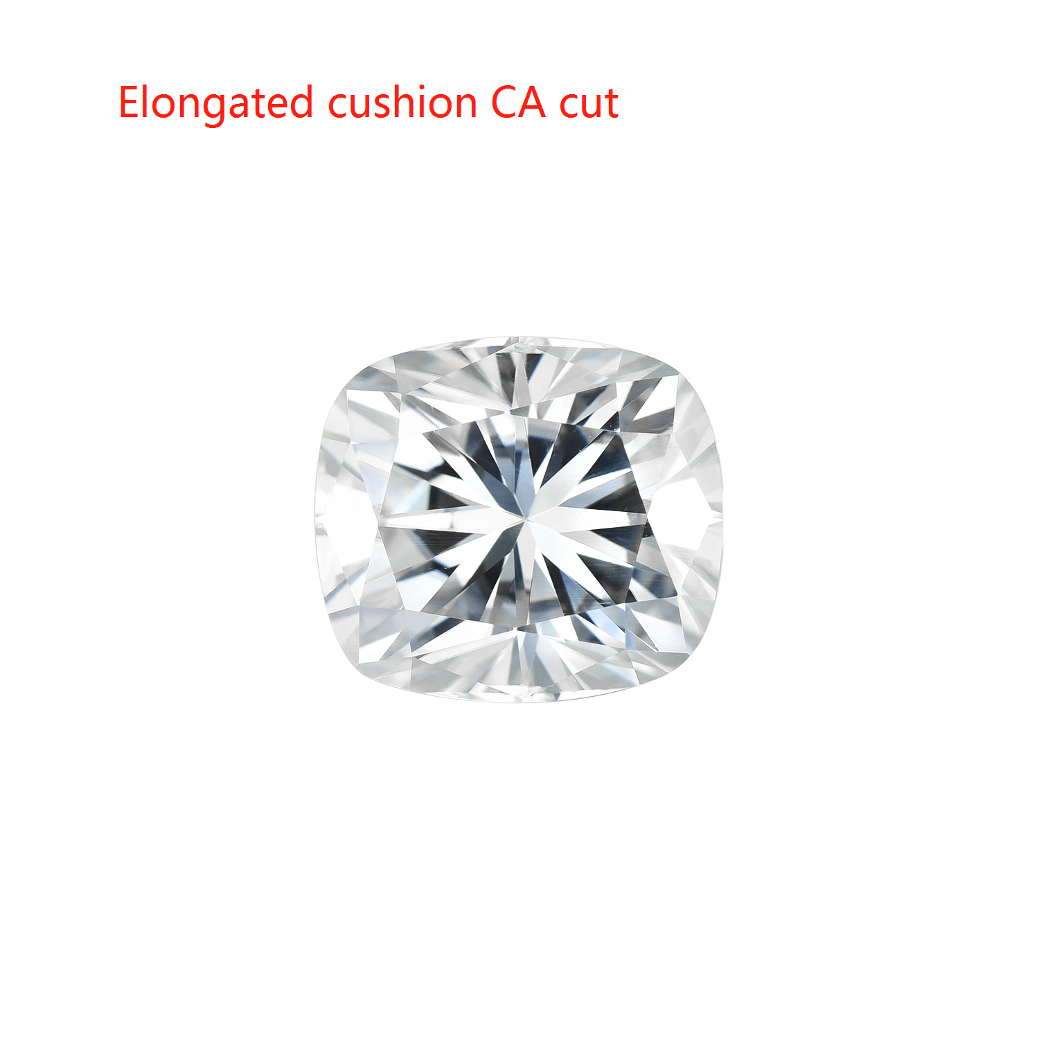 Doveggs 1ct-5ct square cushion & elongated cushion moissanite loose stone