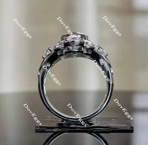 doveggs oval vintage moissanite engagement ring