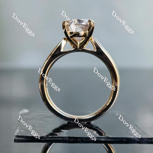 Doveggs oval solitaire moissanite engagement ring