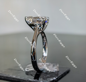 Doveggs solitaire moissanite engagement ring for women