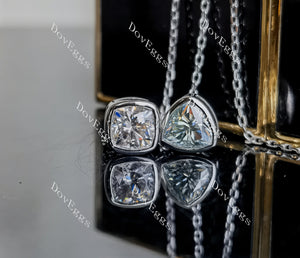 Doveggs bezel 10k gold pendant necklace (pendant only)