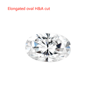 doveggs 1ct-5ct oval & elongated oval moissanite loose stone