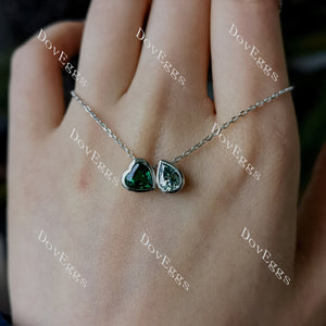Doveggs bezel 10k gold pendant necklace (pendant only)
