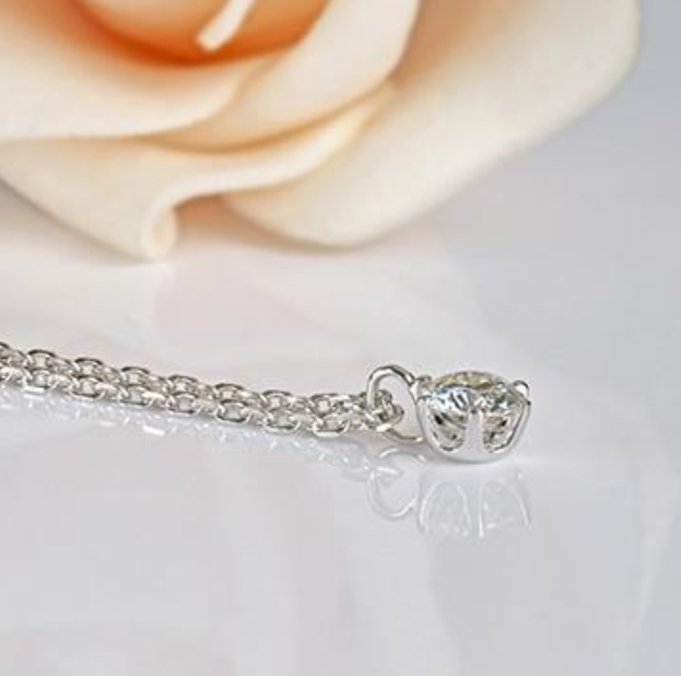Doveggs premade solitaire moissanite pendant necklace for women(pendant only) - DovEggs-Seattle