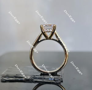 Doveggs solitaire moissanite engagement ring