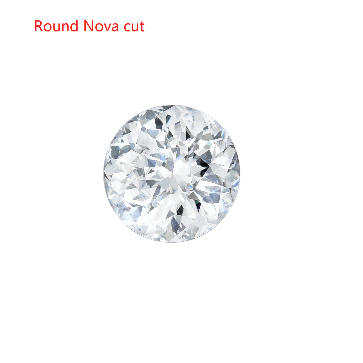 Doveggs 1ct-5ct round lab created moissanite loose stone