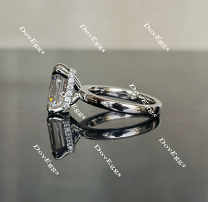 Doveggs hidden halo moissanite engagement ringXR1059