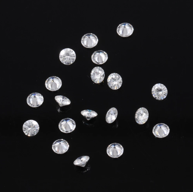 doveggs 2.5mm round lab created moissanite loose stone total 15 pcs - DovEggs-Seattle