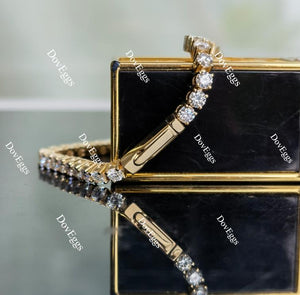 Doveggs round moissanite/lab grown diamond tennis bracelet