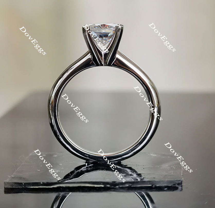 Doveggs solitaire moissanite engagement ring