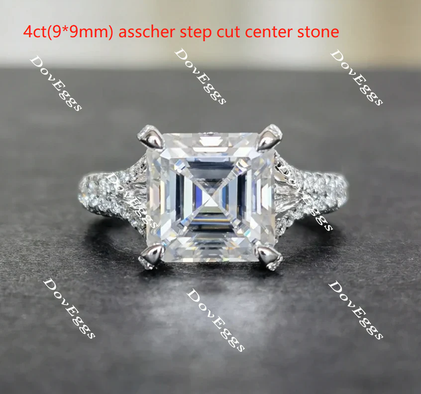 The Brooklyn split shank engagement ring