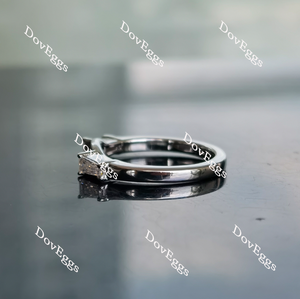 Doveggs baguette moissanite/lab grown diamond wedding band-2.2mm band width