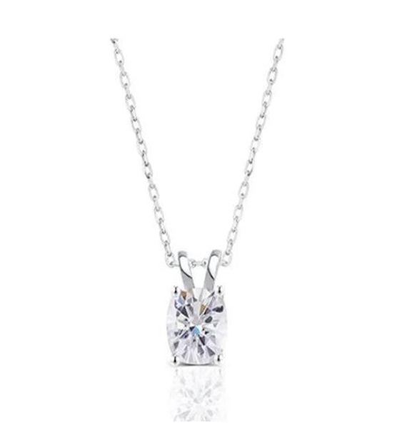 Doveggs cushion moissanite pendant necklace (pendant only) - DovEggs-Seattle