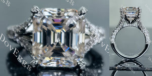 split shank Asscher ring