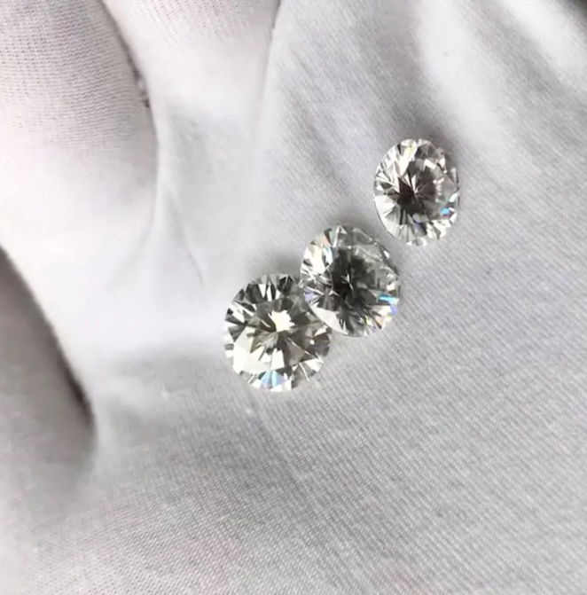doveggs 10 pieces of 3.0mm round lab created moissanite loose stone - DovEggs-Seattle