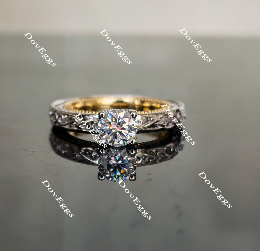 vintage moissanite ring