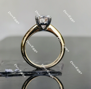 Doveggs solitaire moissanite ring for women