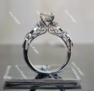 Doveggs oval moissanite bridal set