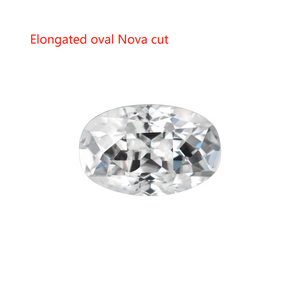 doveggs 1ct-5ct oval & elongated oval moissanite loose stone