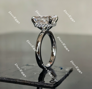 Doveggs hidden halo moissanite engagement ring