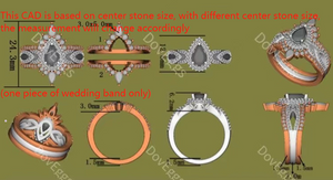 Doveggs half eternity paved moissanite/lab grown diamond wedding band(one piece of wedding band 1 only)-1.5mm band width