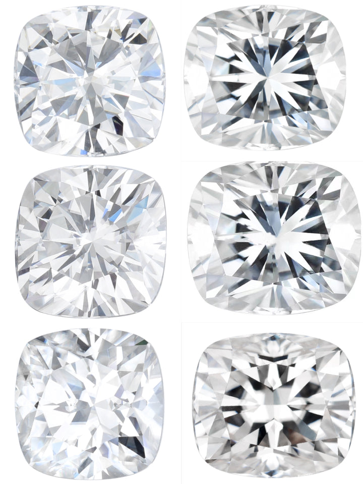Doveggs cushion loose moissanite HD illustration