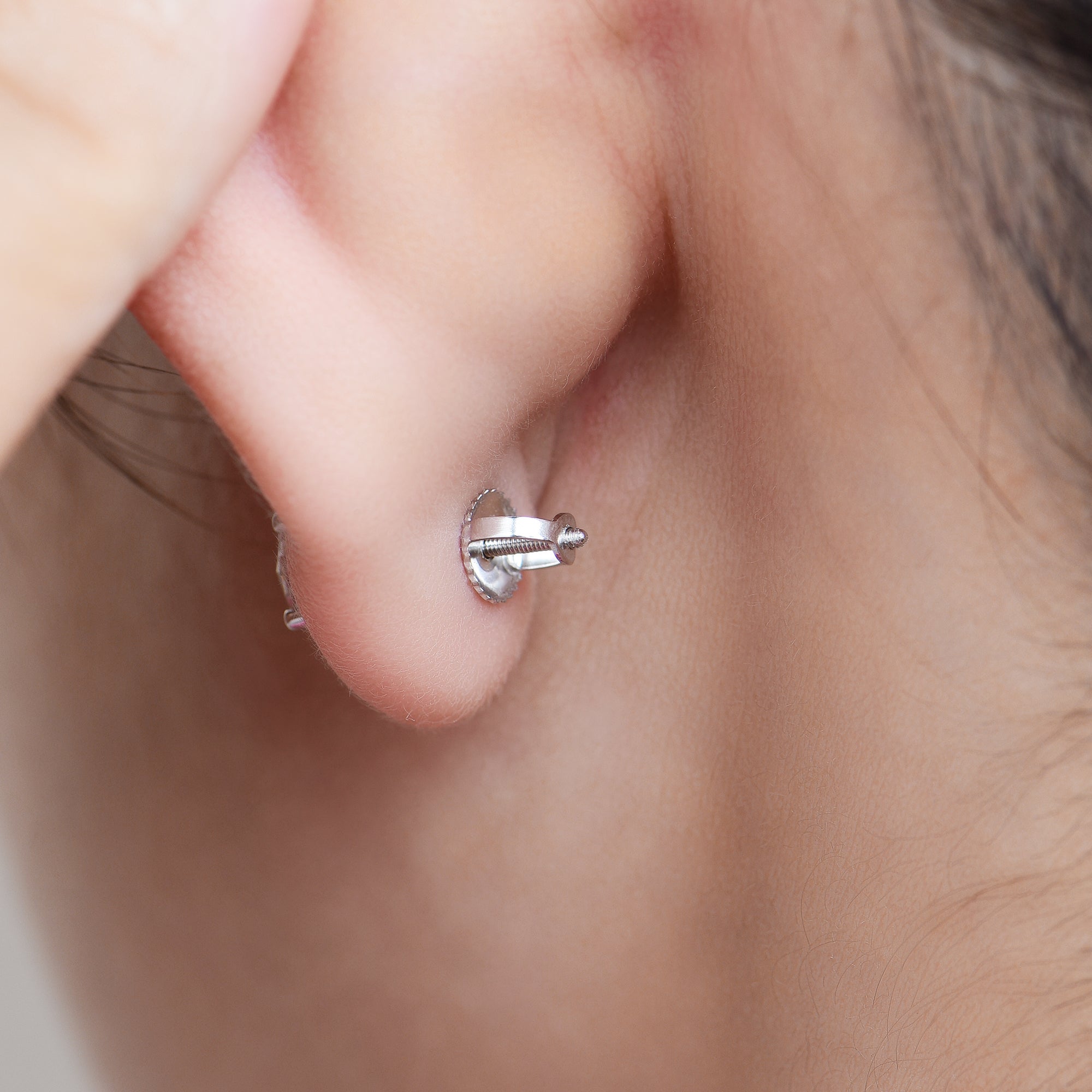 doveggs moissanite 2 carat round moissanite sterling silver stud earring