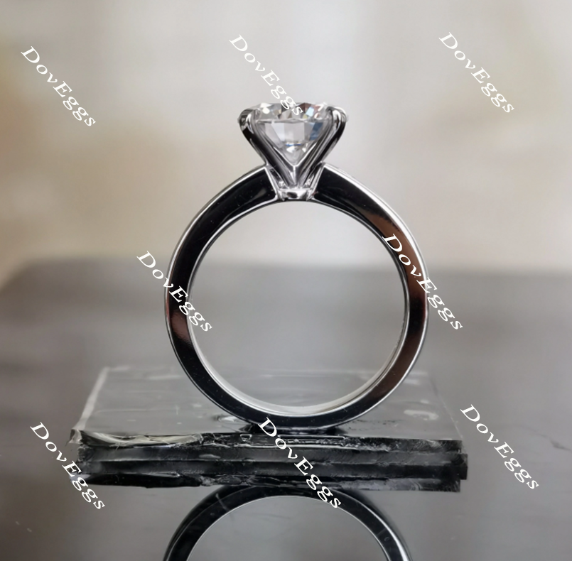 Doveggs channel set moissanite engagement ring(engagement ring only)