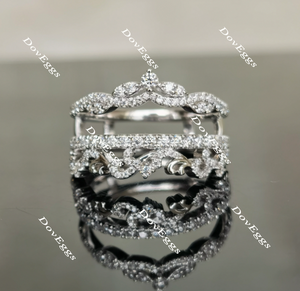 art deco moissanite enhancer