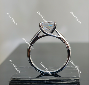 Doveggs solitaire moissanite engagement ring