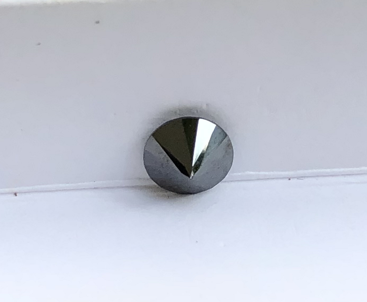 doveggs 1ct-5ct black round lab created moissanite loose stone