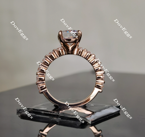 Doveggs cushion moissanite engagement ring for women