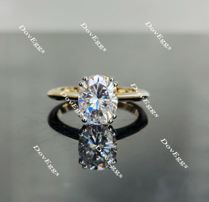 solitaire moissanite ring 