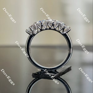 Doveggs cushion moissanite bridal set (2 rings)