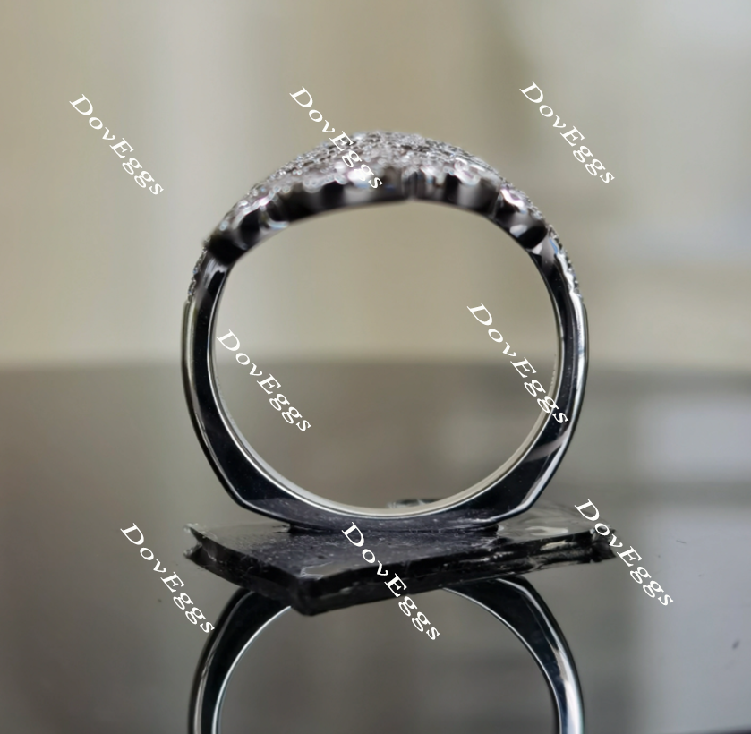Boyfriend Ring moissanite/lab grown diamond band-2.5mm band width
