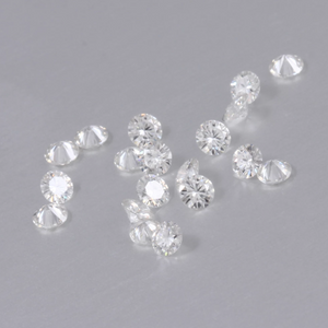 doveggs 2.5mm round lab created moissanite loose stone total 15 pcs