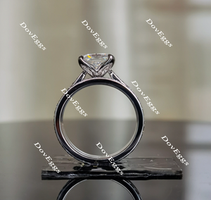doveggs princess pave moissanite bridal set (2 rings)