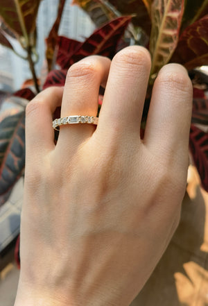 doveggs full eternity moissanite /lab grown diamondengagement ring wedding band-3mm band width