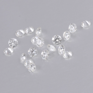 doveggs 2.5mm round lab created moissanite loose stone total 15 pcs