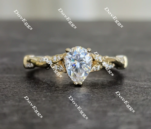 vintage moissanite ring