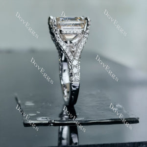 The Brooklyn split shank engagement ring