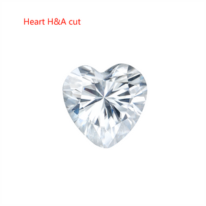 doveggs 1ct-5ct heart lab created moissanite loose stone