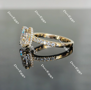 Miranda oval moissanite ring/lab grown diamond ring